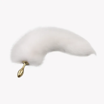 SEVANDA White Fox-Tail  Anal Plug