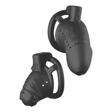 SEVANDA Black Wiener 3D Printed Chastity Cage
