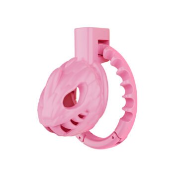 Yeahwow Pink Barbarian Chastity Cage-Short