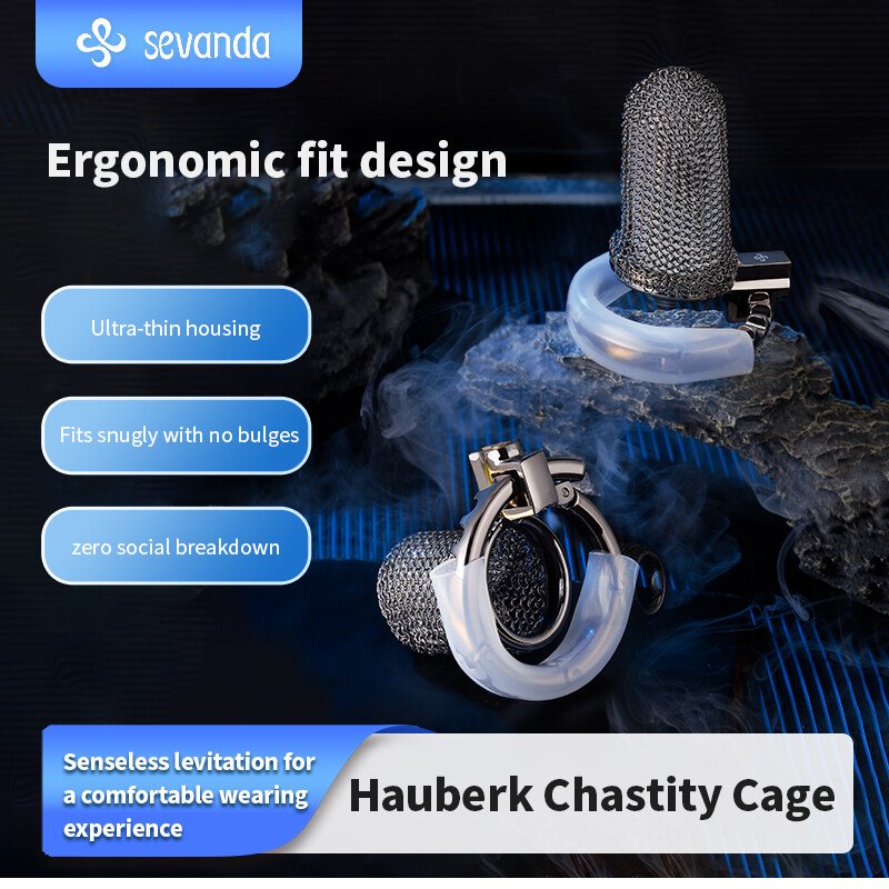 SEVANDA Premium 316 Stainless Steel Hauberk Chastity Cage – Luxury Mesh Edition (Short / Long) - Image 5
