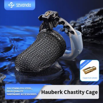 SEVANDA Premium 316 Stainless Steel Hauberk Chastity Cage – Luxury Mesh Edition (Short / Long)