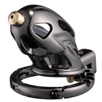 SEVANDA Outlaw Urethral Sounding Chastity Cage with adjustable ring deisgn